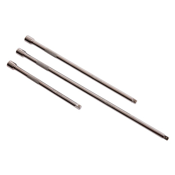 Amtech 3 Piece 6mm (1/4") Extension Bar Set
