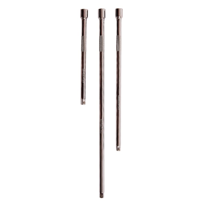 Amtech 3 Piece 6mm (1/4") Extension Bar Set