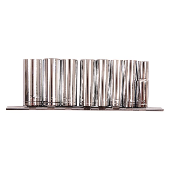 Amtech 8 Piece 1/2 Inch Drive Deep Socket Set