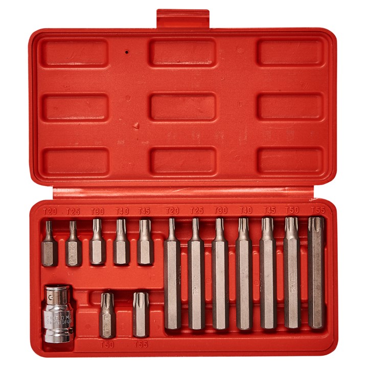 Amtech 15 Piece Torque Bit and Socket Set