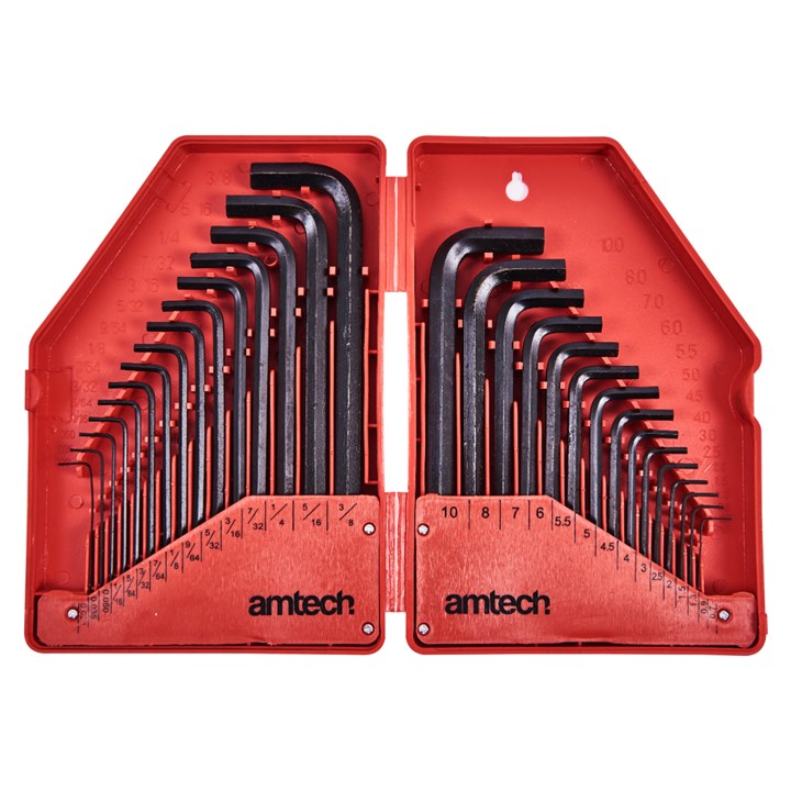 Amtech 30 Piece Hex Key Set