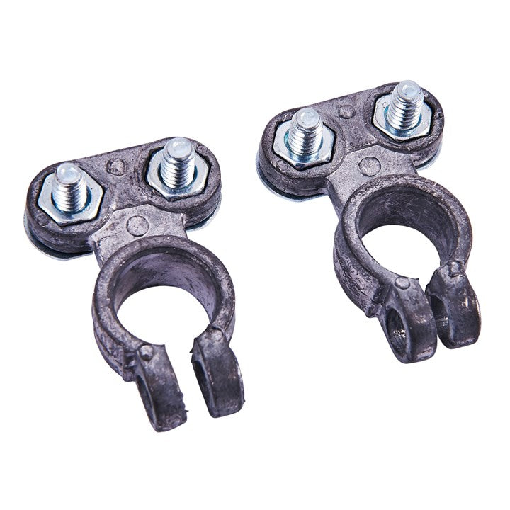 Amtech 2 Piece Heavy Duty Battery Clamp Set