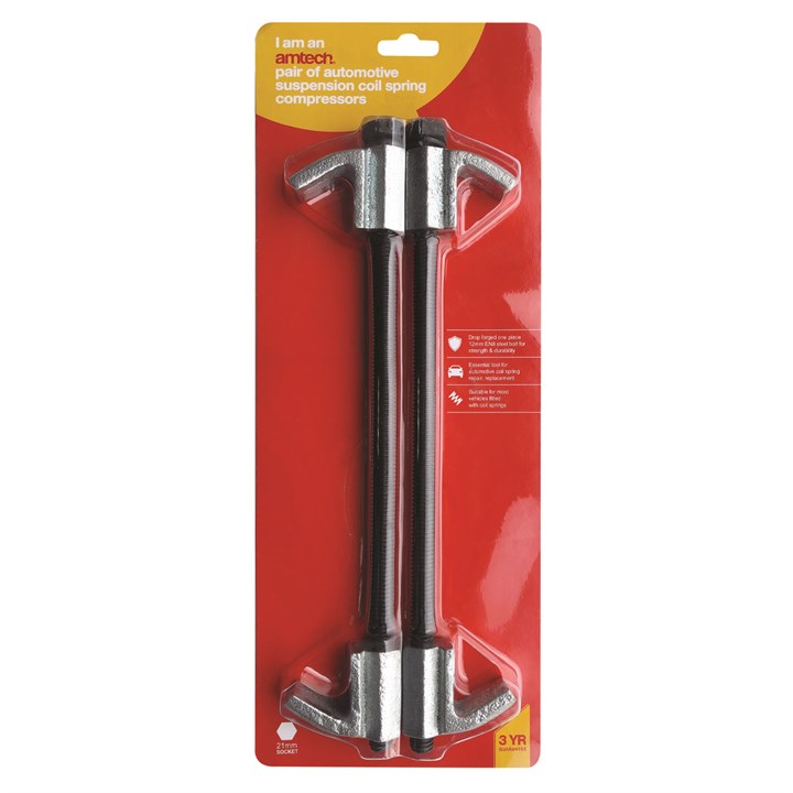 Amtech Pair of Automotive Suspension Coil Spring Compressors
