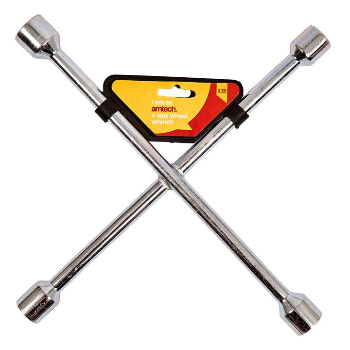 Amtech 4-Way Wheel Wrench