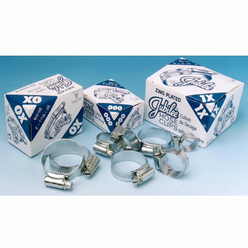 Jubilee Hose Clip - Mild Steel Zinc Plated Single 45 - 60mm
