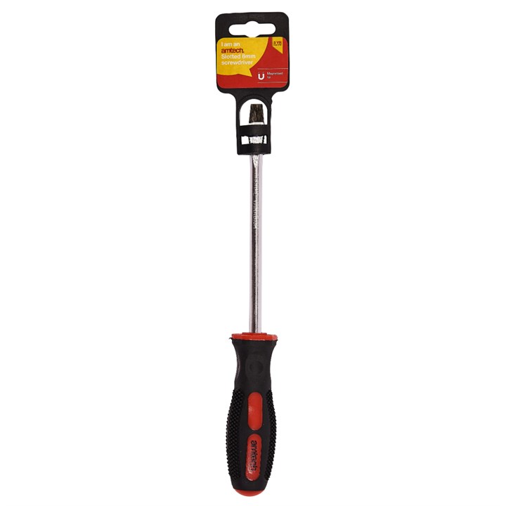 Amtech 8mm X 150mm Slotted Screwdriver