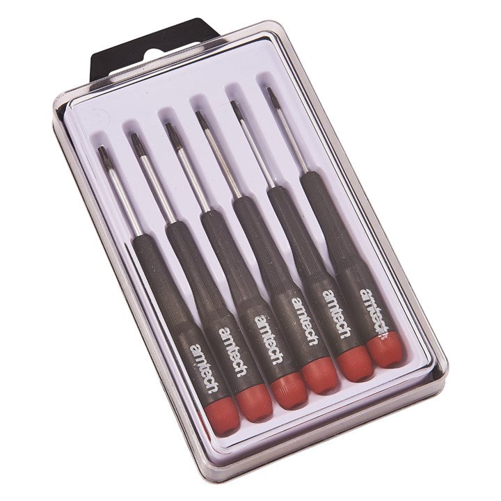 Amtech 6 Piece Precision Torx Screwdriver Set