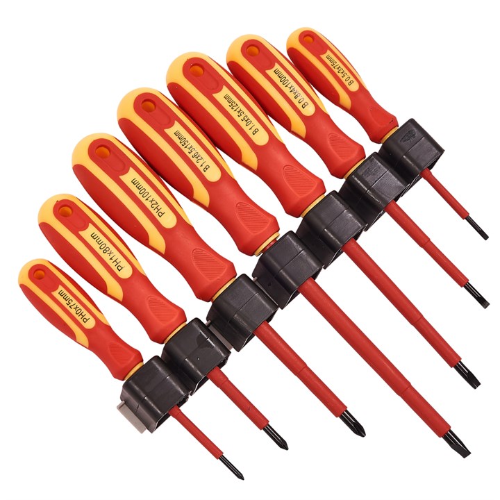 Amtech 7pc Vde Electrician Screwdriver Set – En Iec 60900 – 1000v Rated