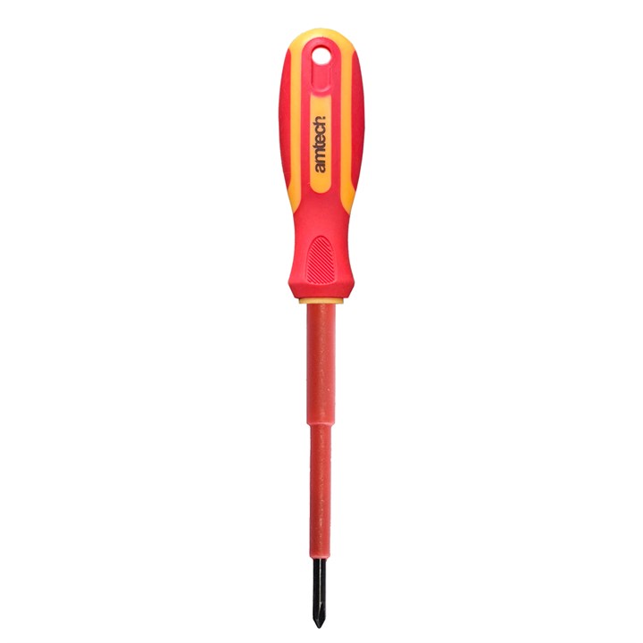 Amtech Ph0 75mm VDE 1000v Electrical Screwdriver – EN IEC 60900 – 1000v Rated