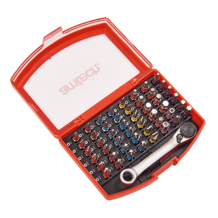 Amtech 49 Piece Colour Coded Bit Set