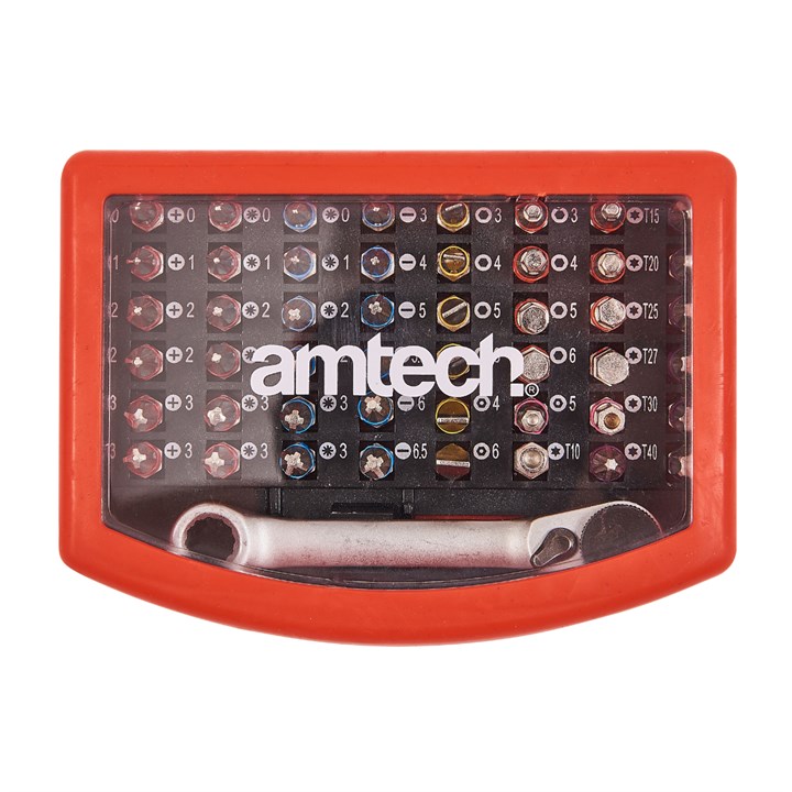 Amtech 49 Piece Colour Coded Bit Set