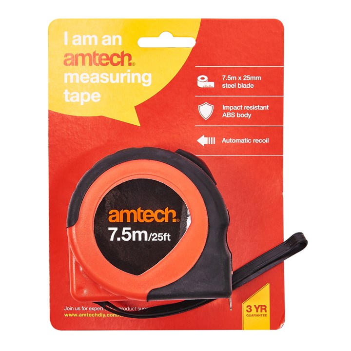 Amtech 7.5m Measuring Tape