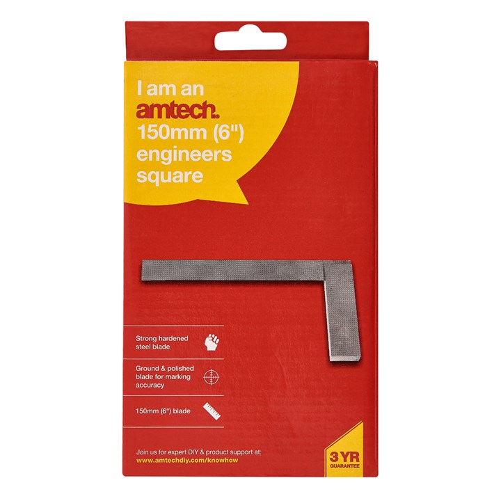 Amtech 150mm (6") Engineer's Square