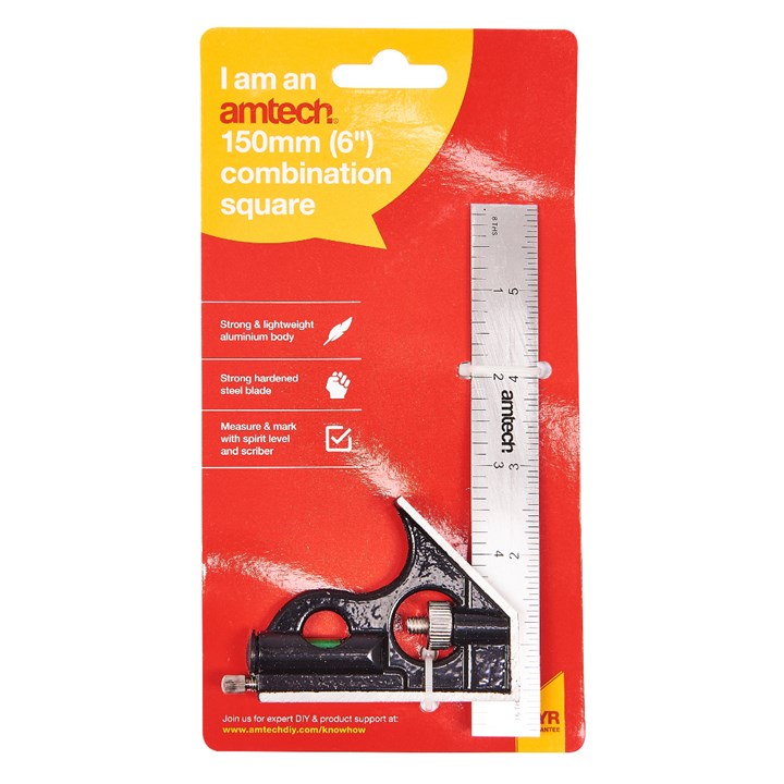 Amtech 150mm (6'') Combination Square
