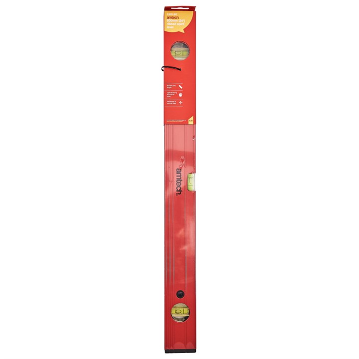 Amtech 600mm (24") Ribbed Spirit Level