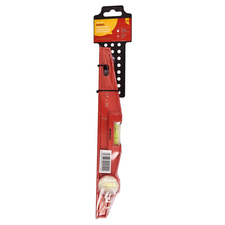 Amtech 300mm (12") Scaffold Level with Magnet