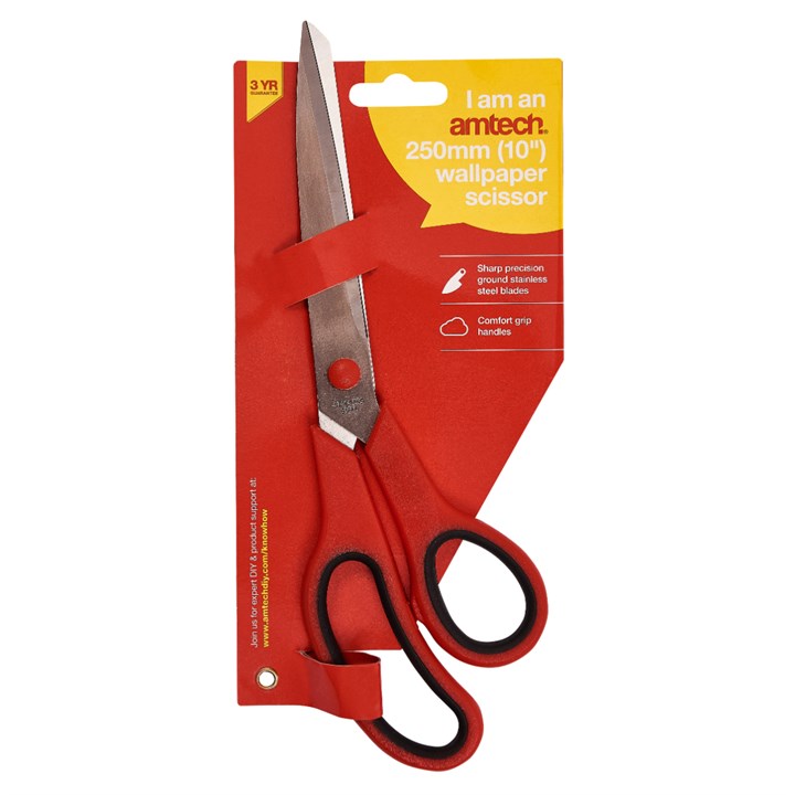 Amtech 250mm (10") Pro Wallpaper Scissors