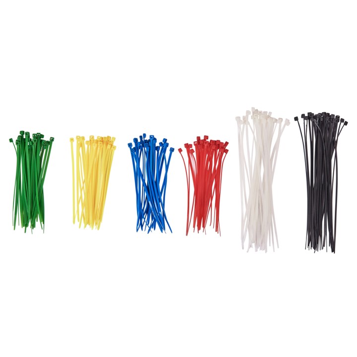 Amtech 150 Piece Assorted Cable Tie Set
