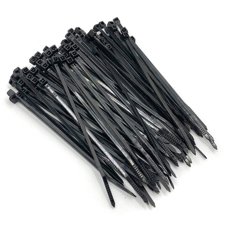 Amtech 100 Tie Wraps (100mm X 2.5mm) - Black