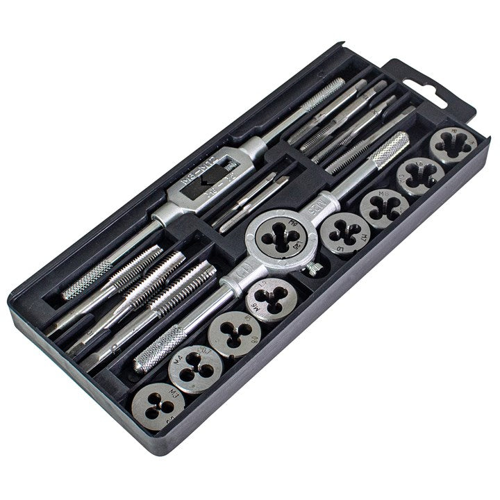 Amtech 20 Piece Metric Tap and Die Set