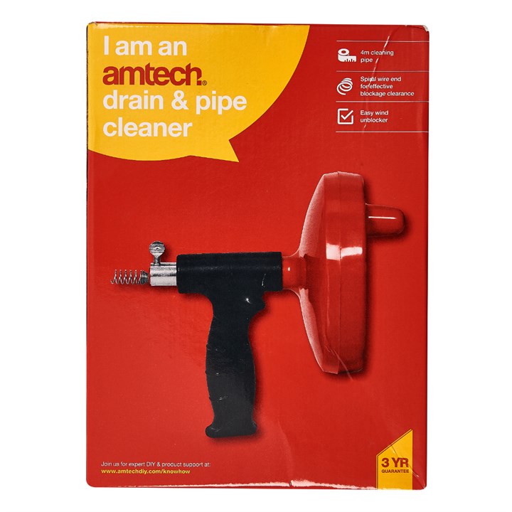 Amtech Drain and Pipe Cleaner