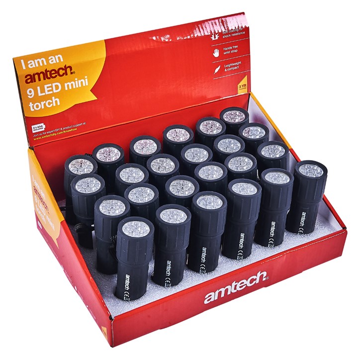 Amtech 9 Led Mini Torch