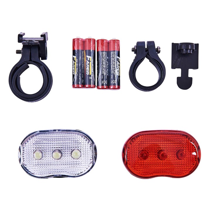 Amtech Bicycle Flash Light Set