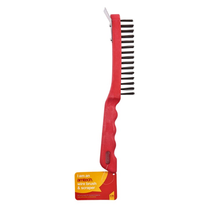 Amtech Wire Brush and Scraper