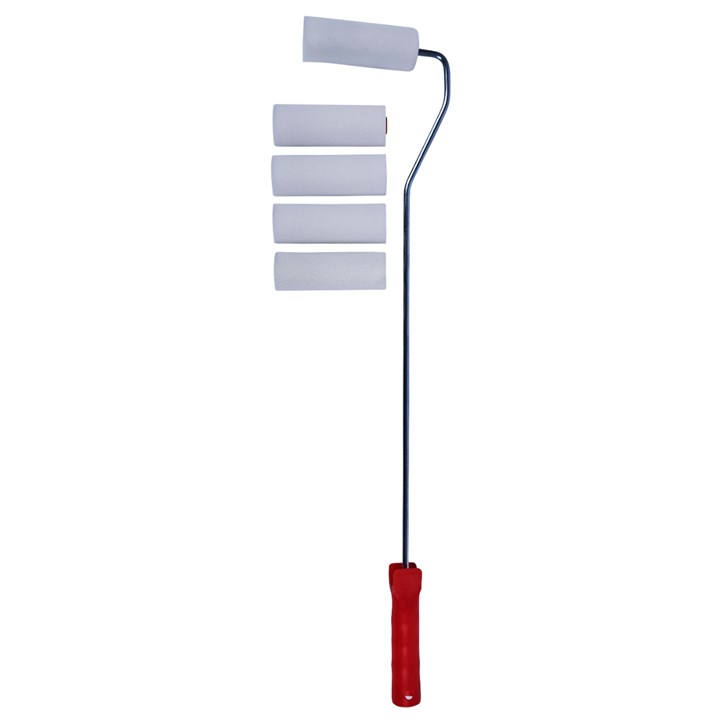 Amtech 6 Piece Long Reach Paint Roller Set
