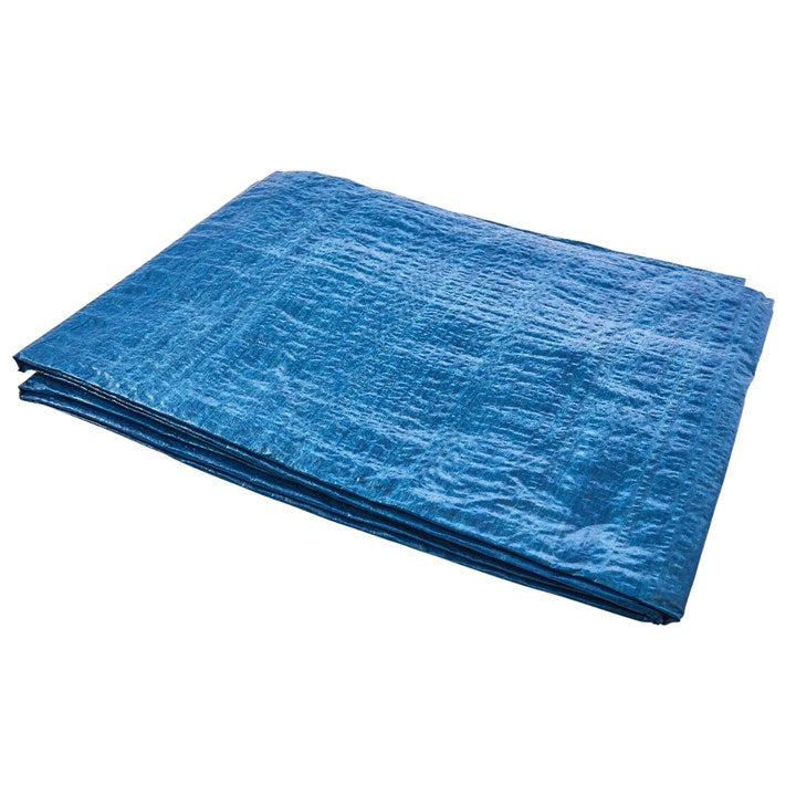 Amtech 365cm (12ft) X 245cm (8ft) Tarpaulin - Blue