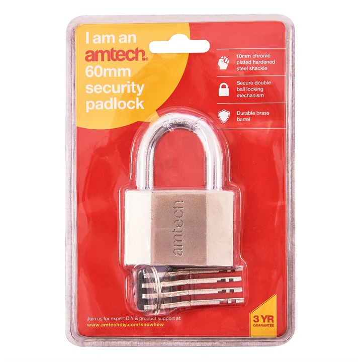 Amtech 60mm Security Padlock product image - image 2