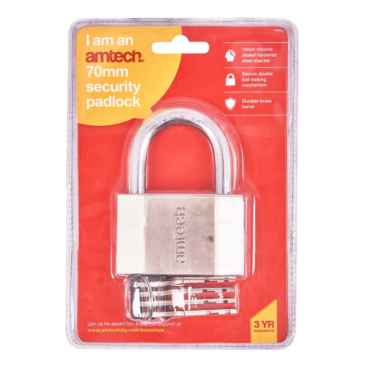 Amtech 70mm Security Padlock product image - image 2