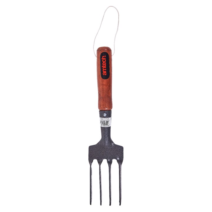 Amtech Hand fork with wooden handle product image 2