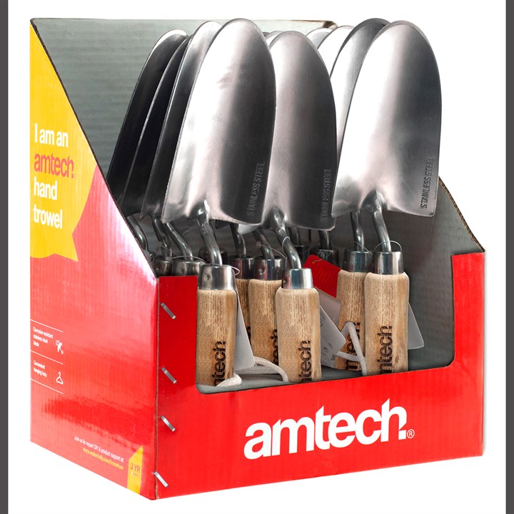 Amtech Stainless steel hand trowel product image 3