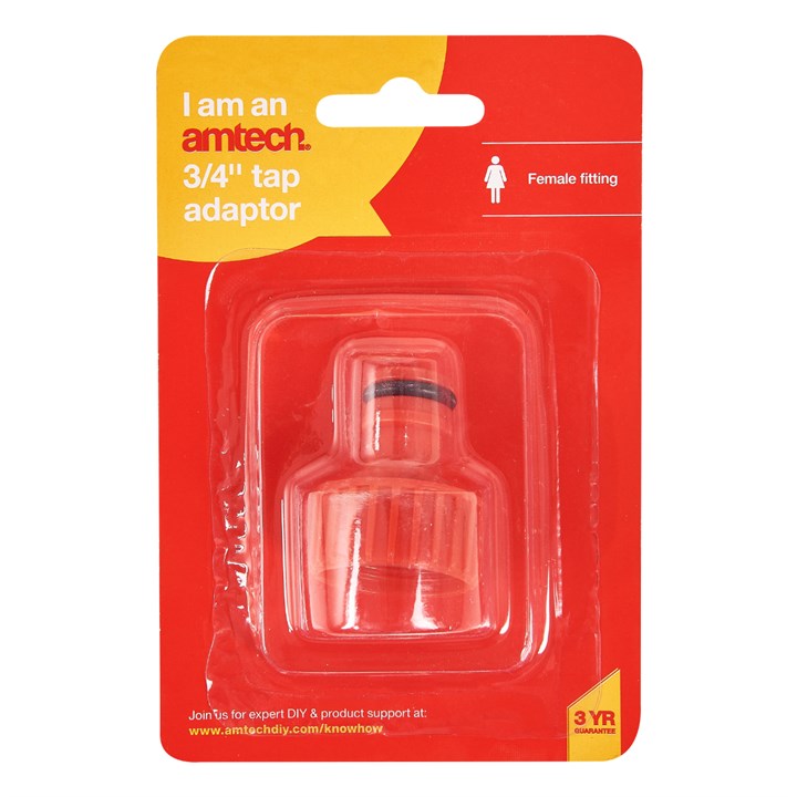 Amtech 19mm (3/4") Tap adaptor product image 2