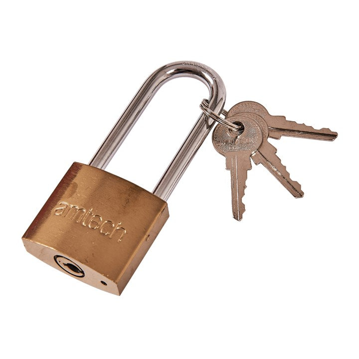 Amtech 38mm Long Shackle Padlock product image