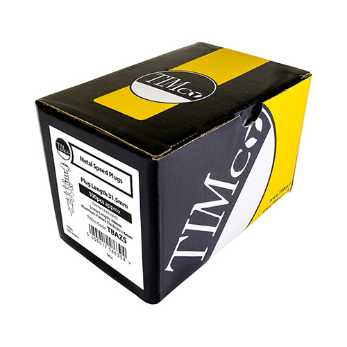 Metal Speed Plug & Screw 31.5mm 100 pack