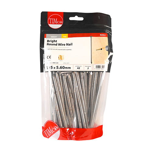 Round Wire Nail - Bright 125 x 5.60 - 1kg
