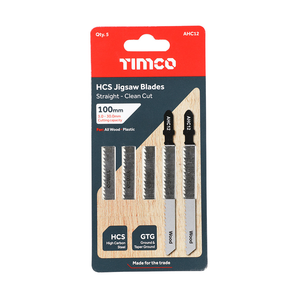 Jigsaw Blade for Wood - T101B - 5 pack