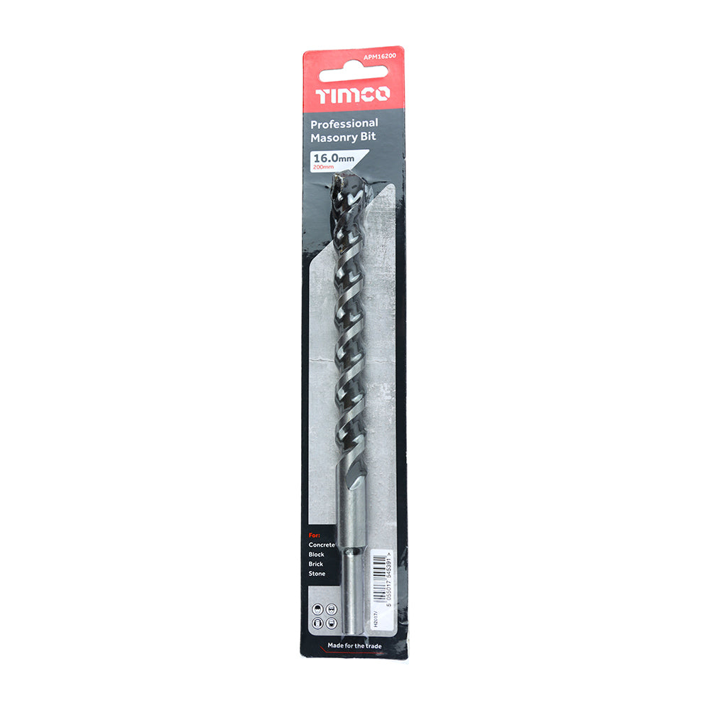 Professional Masonry Bit - 16.0 x 200