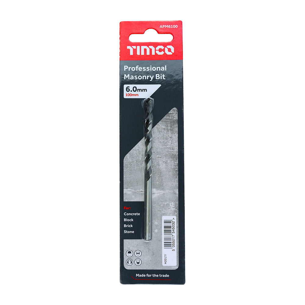 Professional Masonry Bit - 6.0 x 100