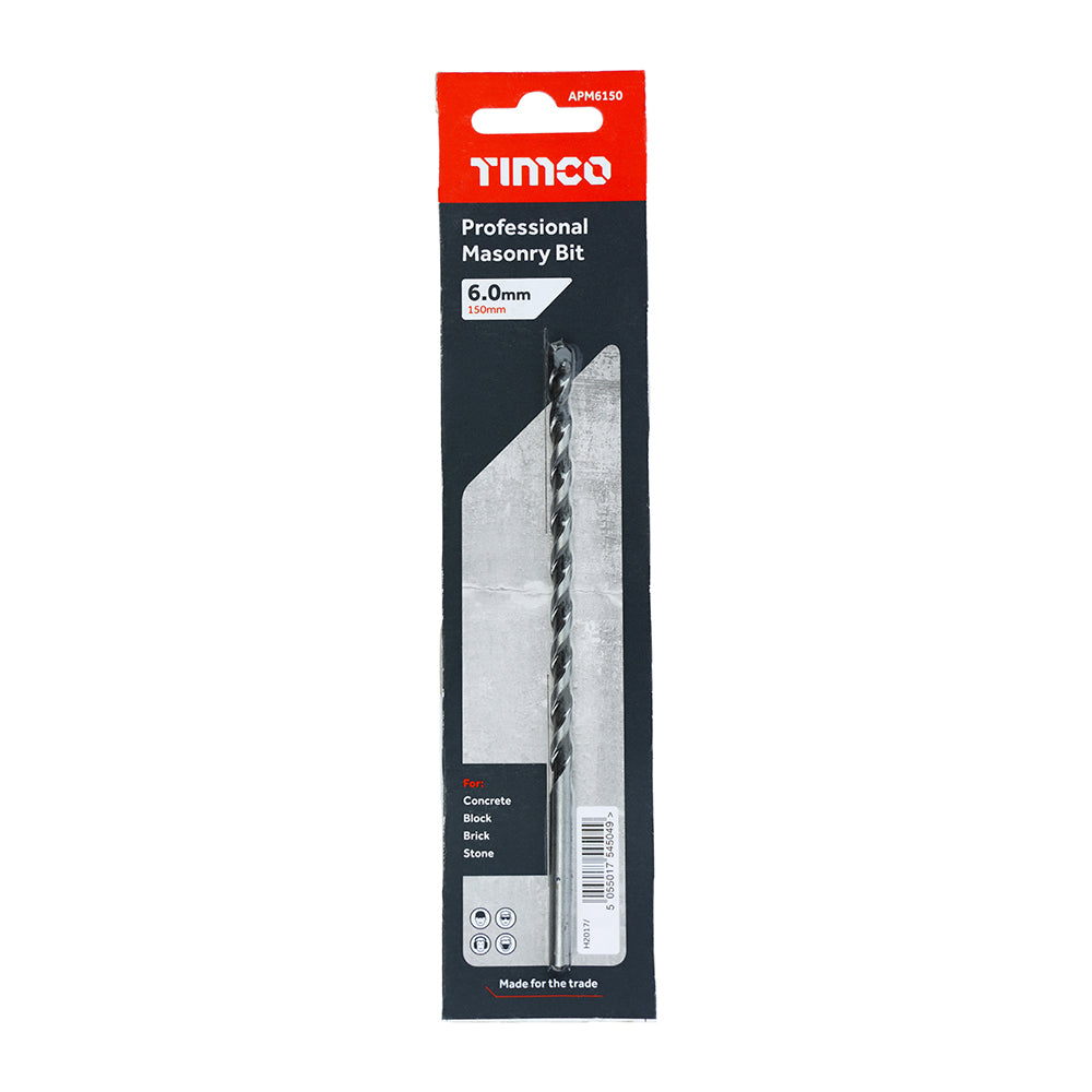 Professional Masonry Bit - 6.0 x 150