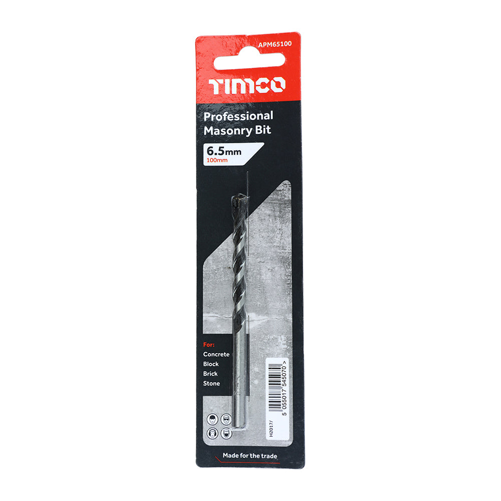 Professional Masonry Bit - 6.5 x 100