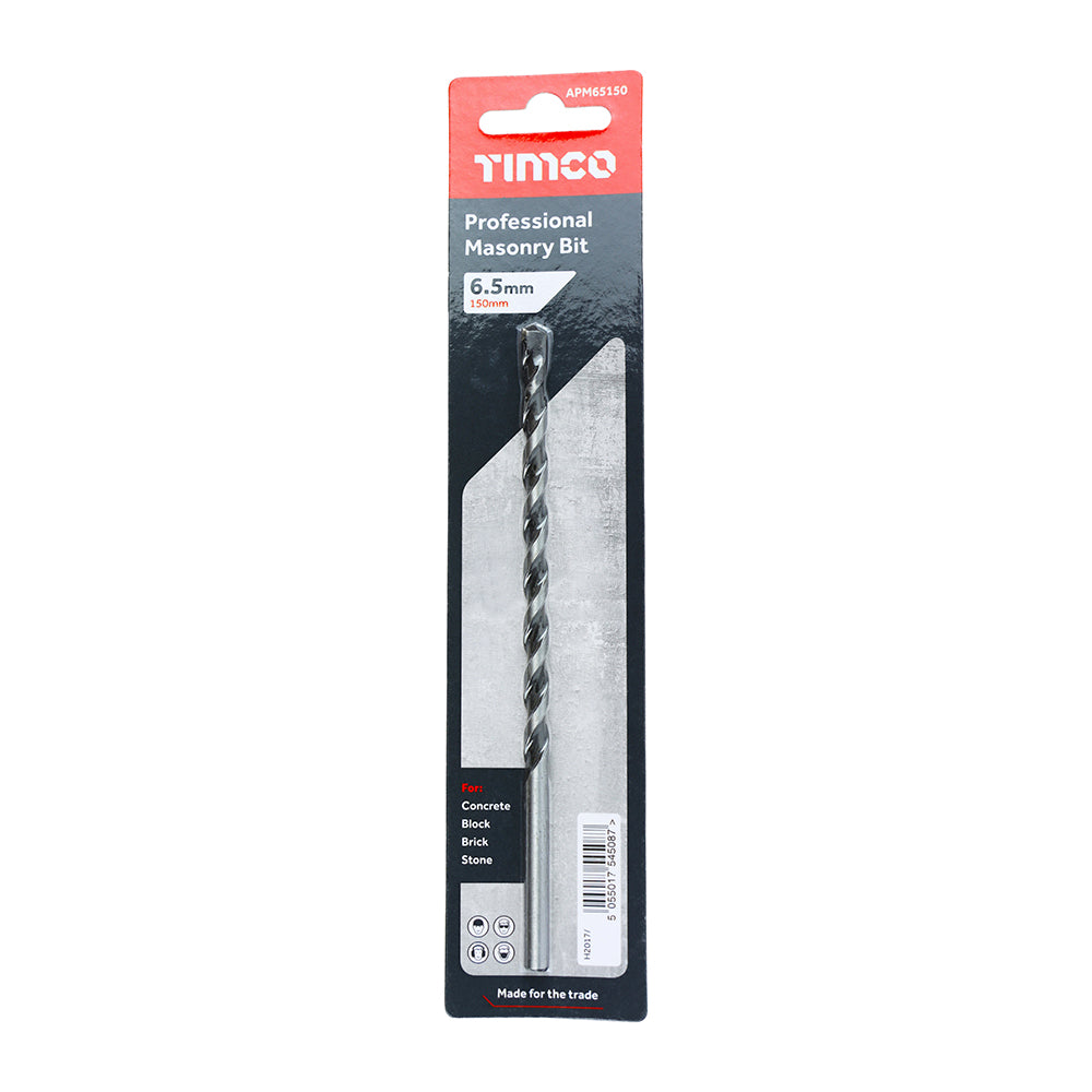 Professional Masonry Bit - 6.5 x 150