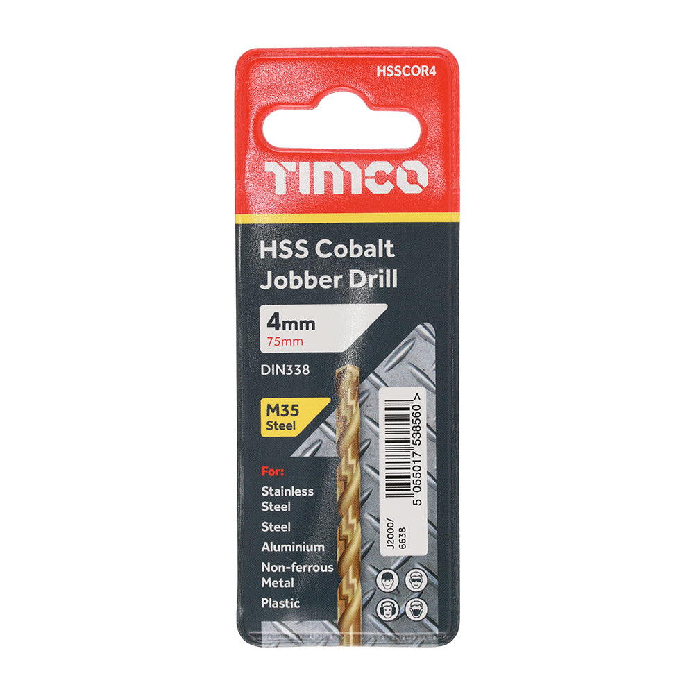 HSS-CO Jobber Drill Bit Cobalt 4.0mm