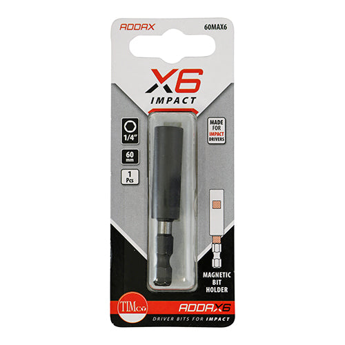 Impact Magnetic Bit Holder ¼" x 60mm (1)