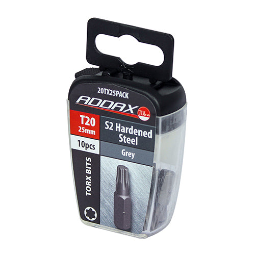 Driver Bit - S2 Grey - TX20 x 25 - 10 pack