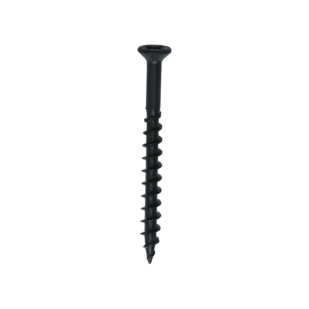 Carcass Screw PZ2 Countersunk Black 4.0 x 45  - 500 pack