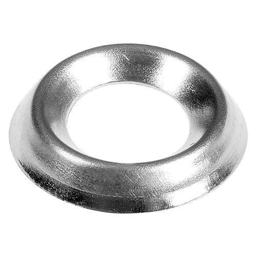 Surface Screw Cups - Nickel - To fit 10 Gauge Screws - 50 pack