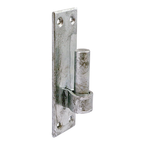 Hook on Rectangular Plates - Hot Dipped Galvanised 12mm - 1 pair